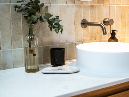 Classic Matte Vessel with Wooden Lid