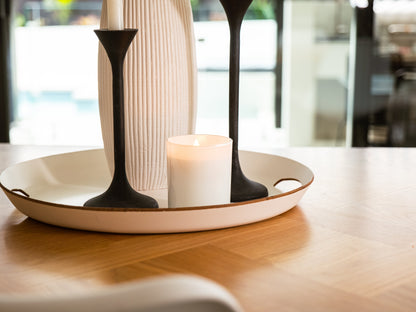 Classic Matte Vessel with Wooden Lid