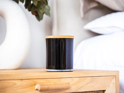 Classic Matte Vessel with Wooden Lid